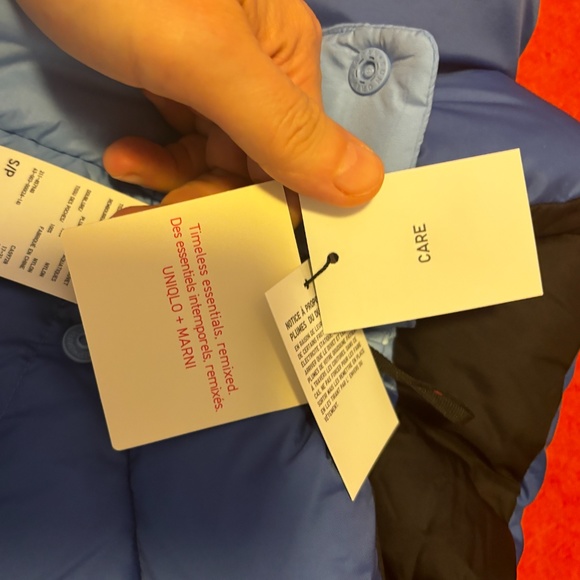 Uniqlo and Marni collab oversized blue down puffer vest NWT - Picture 8 of 12